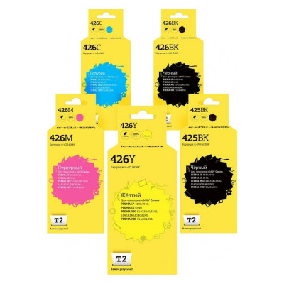 Комплект картриджей для Canon: PGI-425BK, CLI-426 T2 IC-CCLI-426_MP