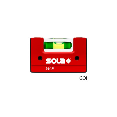 Компактный уровень SOLA GO, 1 глазок, точн. 0,75 мм/м 01620101