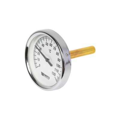 Watts PT40507023 Термометр биметаллический F+R801 OR 80mm 0-120C, гильза 75мм ст. 10005944