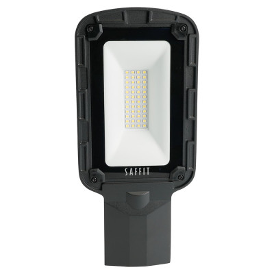 Светодиодный уличный консольный светильник SAFFIT ssl10-30 30w 5000k 230v, черный, 55232