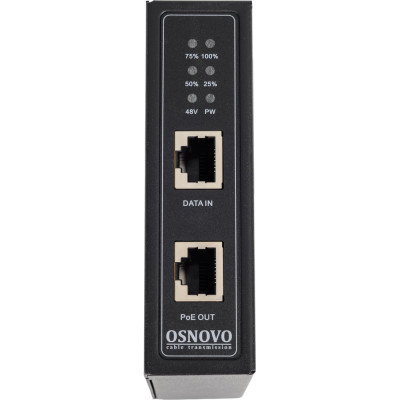Промышленный PoE-инжектор OSNOVO Midspan-1/903G Gigabit Ethernet на 90W. sct1399