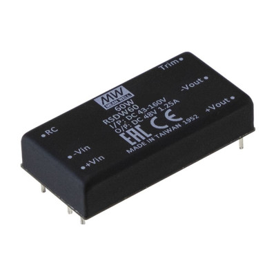 Преобразователь Mean Well RSDW60F-24 DC-DC Т03628419