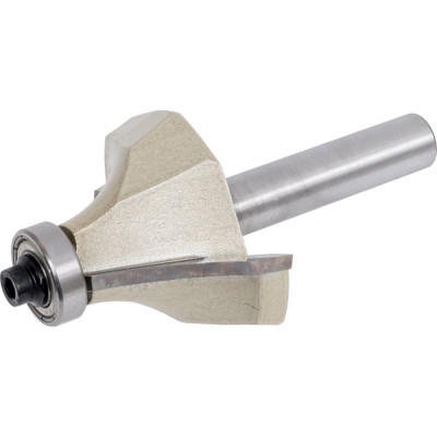 Фреза кромочная калевочная с нижним подшипником стф-1017 41x20 мм, R14 мм, хв-к 8 мм Strong стф-10174120