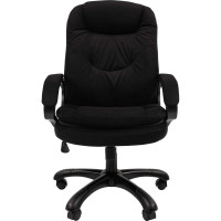 Кресло CHAIRMAN Home 668 Россия ткань Т-84 черный (черный пластик) 00-07127997