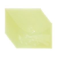 Папка на кнопке Flexoffice А4, желтая, 12 шт. FO-CBF02 YELLOW