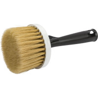 Маховая кисть DECOR d 80 мм, смешанная светлая щетина, пластиковая ручка 11612562