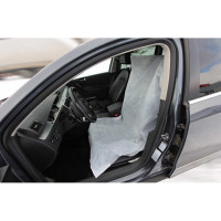 Полиэтиленовые чехлы для сидений Pingo белые, размер 79x130 см эконом (10 мкрн), рулон 100 шт. 09903-3