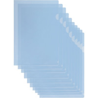 Папка-уголок Flexoffice А4 голубая, 10 шт FO-CH06 BLUE