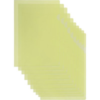 Папка-уголок Flexoffice А4 желтая, 10 шт FO-CH01 YELLOW