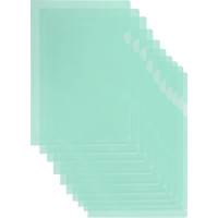 Папка-уголок Flexoffice А4 зеленая, 10 шт FO-CH06 GREEN
