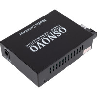 Оптический медиаконвертер OSNOVO OMC-1000-11S5a Gigabit Ethernet для передачи Ethernet по одному волокну одномодового оптического кабеля до 20км (по многомодовому кабелю до 500м). sct0489