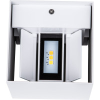 Уличный светильник Uniel ULU-S55B-2x3W/3000K+4000K+6000K IP65 WHITE UL-00010854