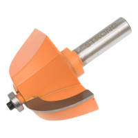 Фреза кромочная калевочная с нижним подшипником стф-1018 73x34 мм, R30 мм, хв-к 12 мм Strong стф-10180073