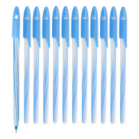 Шариковая ручка Flexoffice candee синяя, 12 шт. FO-027BB BLUE