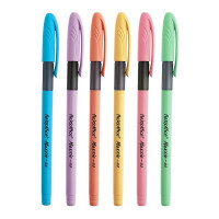 Шариковая ручка с масляными чернилами Flexoffice maxxie синяя, 12 шт. FO-GELB035 MIX BLUE