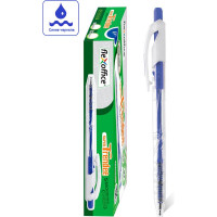 Ручка с масляными чернилами Flexoffice super trendee синяя, 12 шт. FO-GELB09CB BLUE