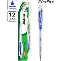 Автоматическая шариковая ручка Flexoffice startup синяя, 12 шт. FO-039 BLUE