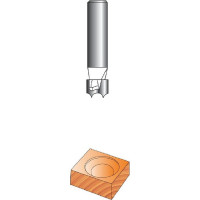 Фреза пазовая для изготовления розеток стф-1026 10х10 мм, R3 мм, хв-к 8 мм Strong стф-10260010