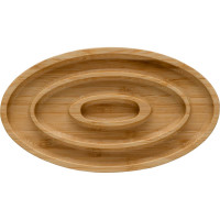 Секционная менажница TAVOLONE «Улитка», бамбук, 19,5х11х2 см 806698284888