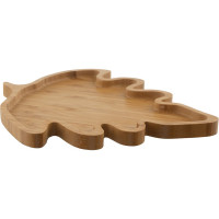 Секционная менажница TAVOLONE «Лист», бамбук, 24,5х20х1,5 см 806522924844