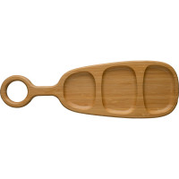Сервировочная менажница TAVOLONE «Vaughan», бамбук, 44х14,5х2 см 806473846557