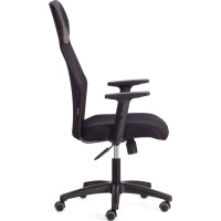 Кресло Tetchair Practic PLT ткань/кож/зам, черный, tw-11 / w-11 / 36-6 20536