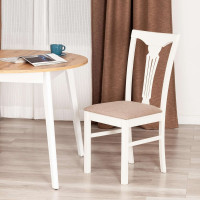 Стул Tetchair Гермес/ Hermes комплект 2 шт., дерево гевея, 43x49x94 см, ivory white, ткань серая (tm-164) 20121