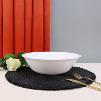 Салатник Arya Home globe из опалового стекла, белый 8680943224019