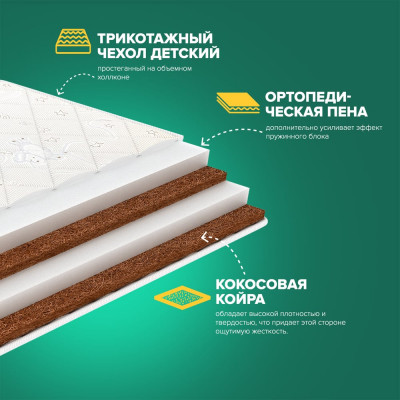 Детский матрас Sleeptek Surprise FoamCocos mix SSFCmix-00008-4869