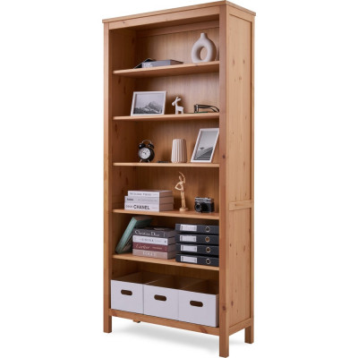 Стеллаж Лузалес КЫМÖР Стеллаж 90х198х37, светло-коричневый 5031280204