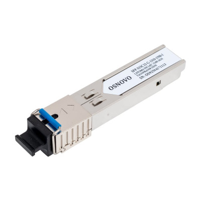 Оптический SFP модуль OSNOVO SFP-S1SC12-G-1310-1550-I промышленный. sct1202