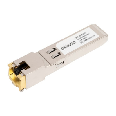 SFP модуль OSNOVO SFP-TP-RJ45/I промышленный, медный, Gigabit Ethernet с разъемом RJ45. sct0998