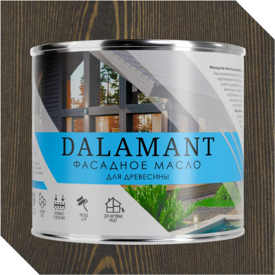 Масло фасадное Dalamant Эбен 2л ДЛ-00001159