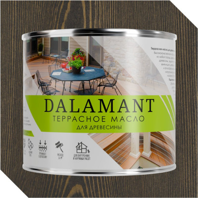 Масло террасное Dalamant Эбен 2л ДЛ-00001139