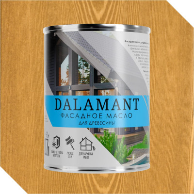 Масло фасадное Dalamant Дуб 0,7л ДЛ-00001143