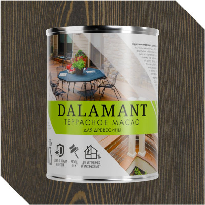 Масло террасное Dalamant Эбен 0,7л ДЛ-00001129