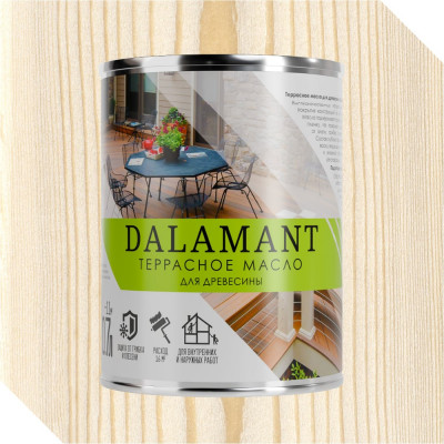 Масло террасное Dalamant Белый 0,7л ДЛ-00001120