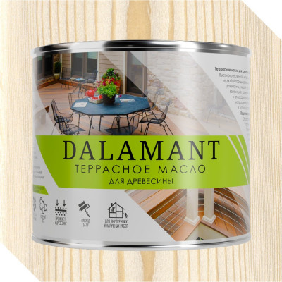 Масло террасное Dalamant Белый 2л ДЛ-00001130