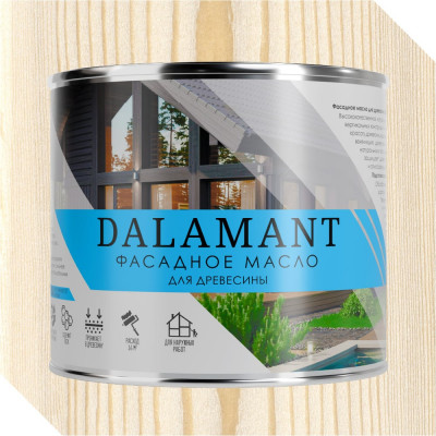 Масло фасадное Dalamant Белый 2л ДЛ-00001150