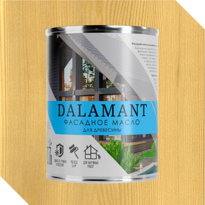 Масло фасадное Dalamant Бесцветный 0,7л ДЛ-00001141