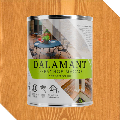 Масло террасное Dalamant Тик 0,7л ДЛ-00001128