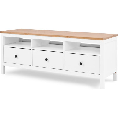 ТВ-тумба Лузалес КЫМÖР 148х57х47, белый/светло-коричневый 5031150211