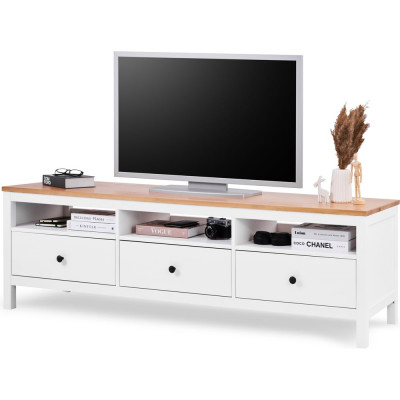 ТВ-тумба Лузалес КЫМÖР 183х57х47, белый/светло-коричневый 5031150311