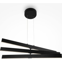 Подвесной светильник MAYTONI origami led 48w алюминий черный MOD163PL-L38B4K