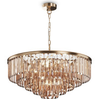 Подвесной светильник MAYTONI revero 12хe14x40w металл и стекло золото MOD085PL-12G