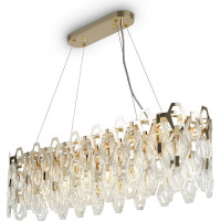 Подвесной светильник MAYTONI tissage 10хe14x40w металл золото MOD490PL-10G