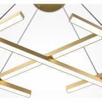 Подвесной светильник MAYTONI halo led 40w алюминий латунь MOD244PL-L50BSK