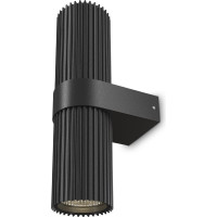 Настенный светильник (бра) MAYTONI dynamics 2хgu10x50w алюминий матовый черный MOD326WL-02B