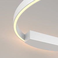 Настенный светильник (бра) MAYTONI rim led 37w алюминий белый MOD058WL-L35W3K