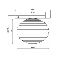 Потолочный светильник MAYTONI reels 1хe27x60w металл золото MOD268CL-01G